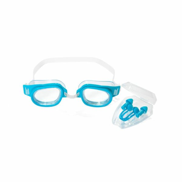 طقم نظارة سباحة مع سدادات - 3.21x18.5x22 سم - 26-26034