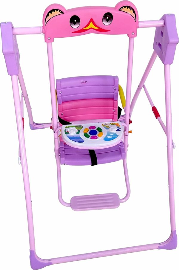 ارجوحة للاطفال مزودة بمقعد امن، يمكن استخدامها في الاماكن الداخلية والخارجية والفناء الخلفي