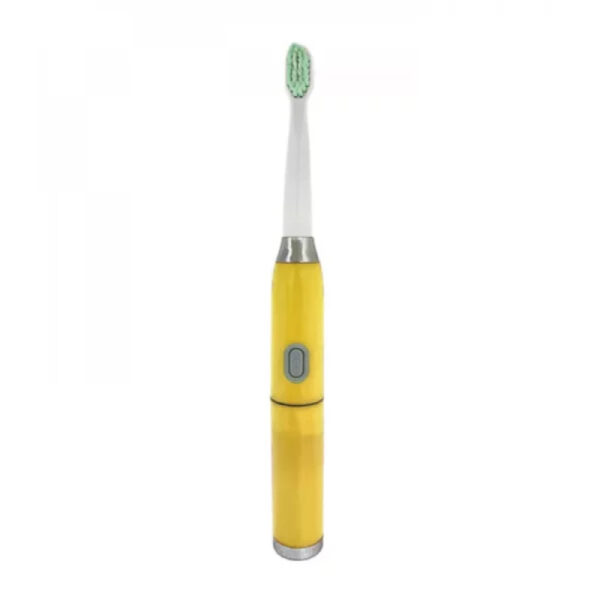 فرشاة اسنان كهربائية سونيك مع 2 راس فرشاة اضافية اصفر